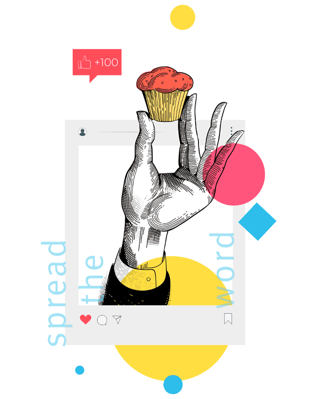 Animated GIF showcasing Influencer Marketing Solutions by Boch & Fernsh Advertising Agency